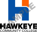 Hawkeye's new 3-color stacked logo