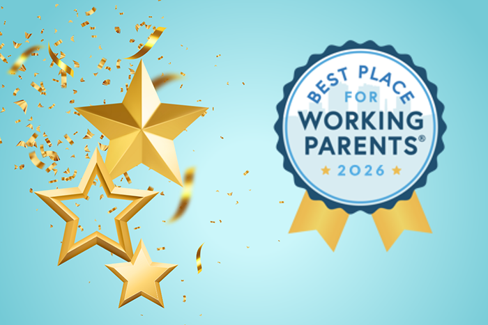 Best Place for Working Parents 2026 badge