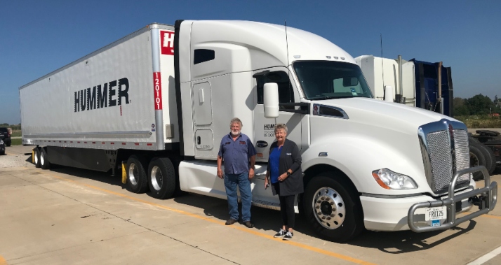 Kenworth Truck and Trailer Donated by Don Hummer Trucking