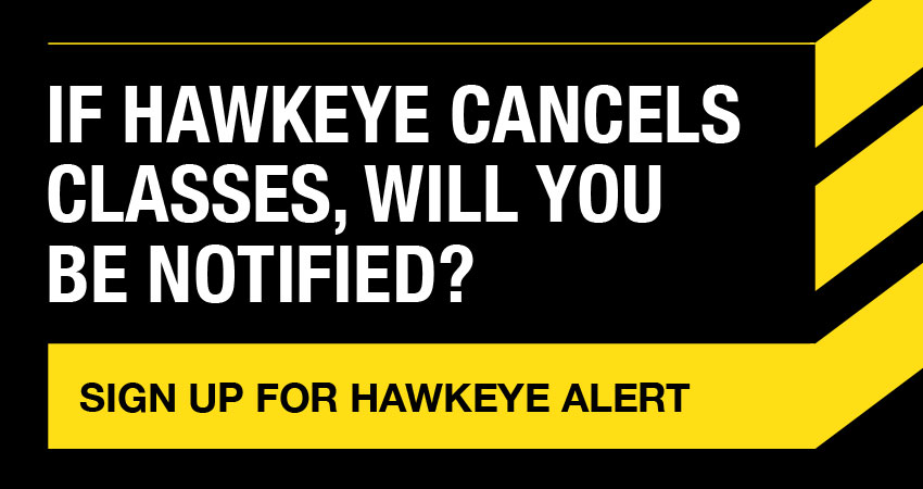 Hawkeye Alert Test