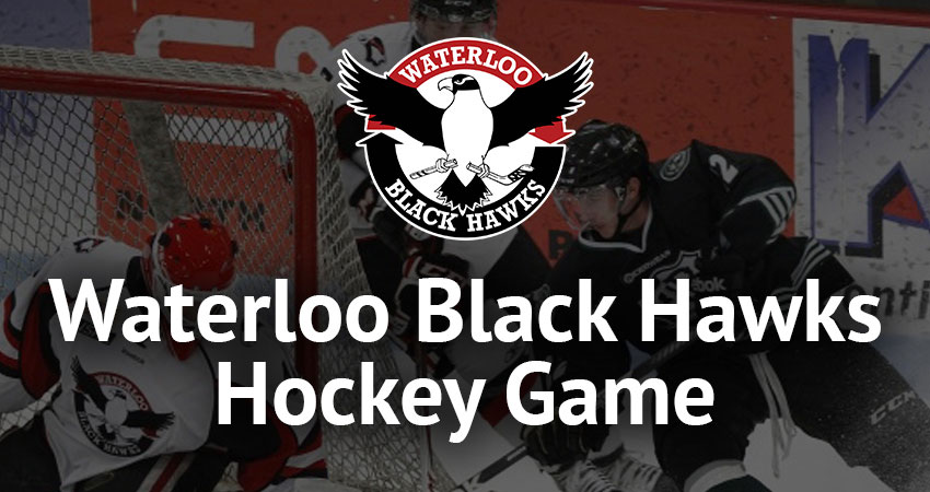 Hawkeye Night @ Waterloo Black Hawks Hockey Game