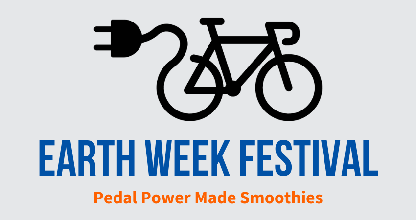 Earth Week Festival: Pedal Power Made Smoothies