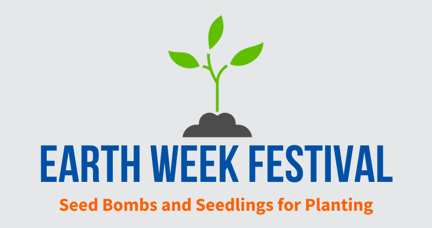 Earth Week Festival: Seed Bombs and Seedlings for Planting