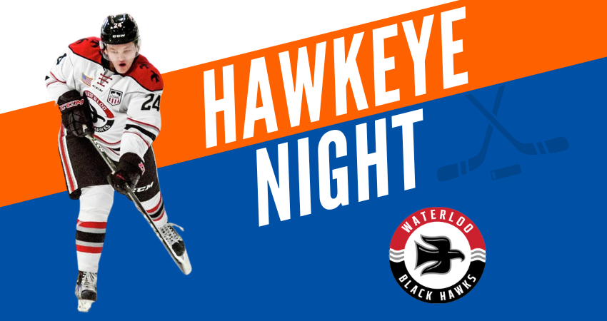 Black Hawks Hockey Hawkeye Night