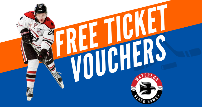 FREE Waterloo Black Hawks Hockey Vouchers