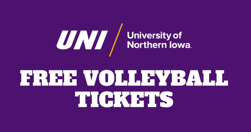FREE Tickets to UNI Women's Volleyball vs. Missouri State