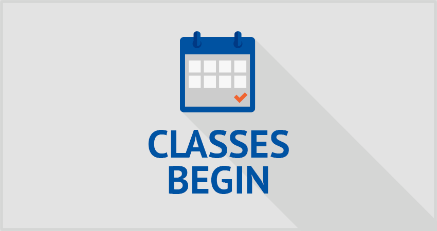 Classes Begin for 1st 6-Week Summer Session