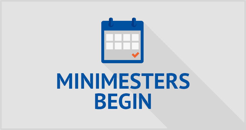 December Minimesters Begin