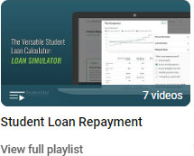 Federal Student Aid: Student Loan Repayment 7 video playlist
